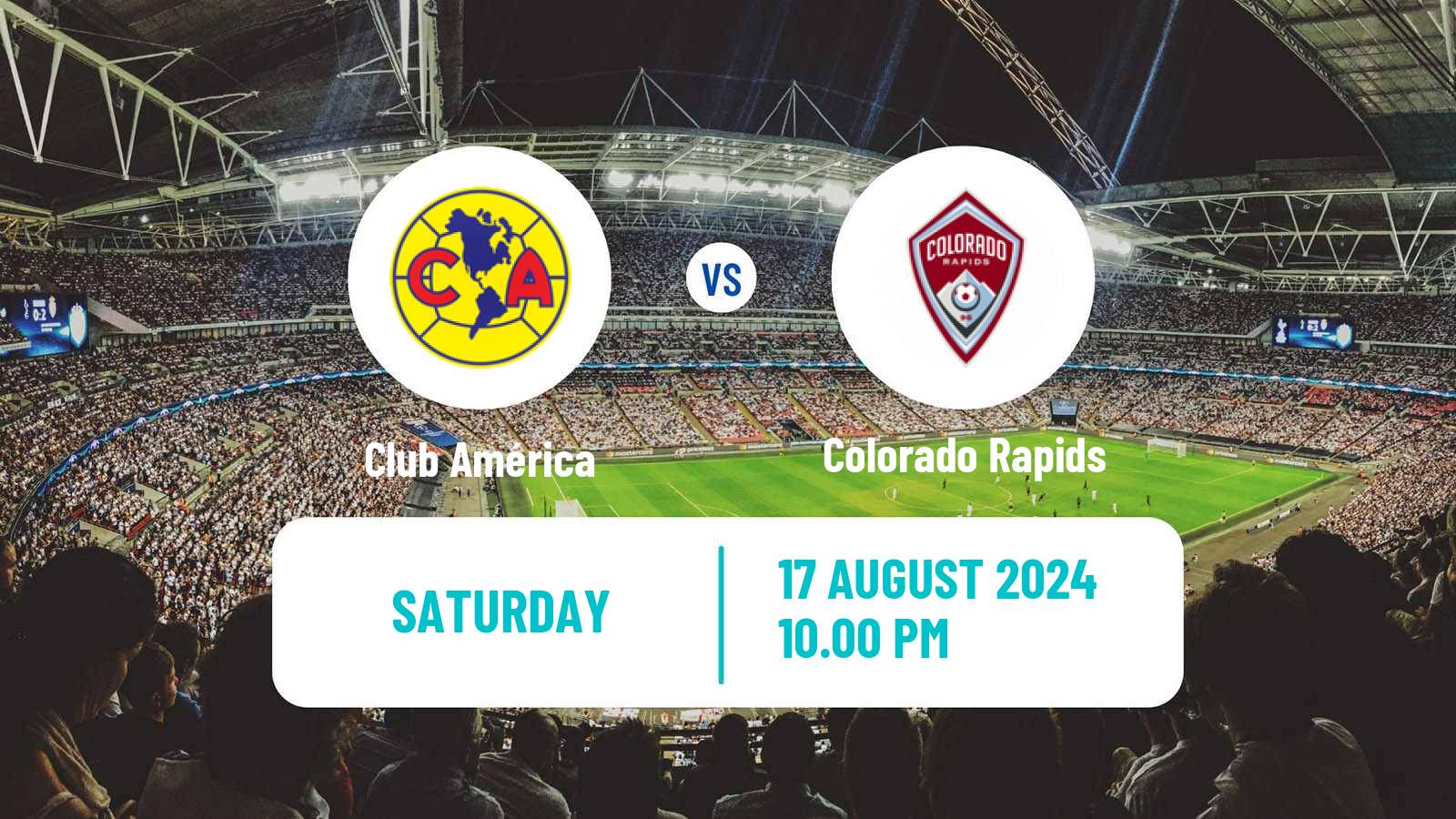 Soccer CONCACAF League Cup Club América - Colorado Rapids