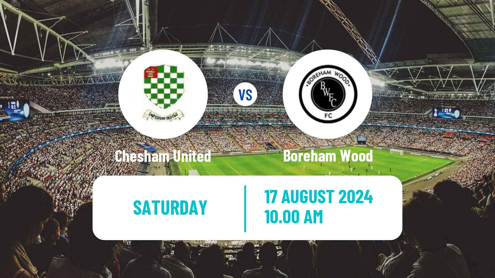 Soccer English National League South Chesham United - Boreham Wood