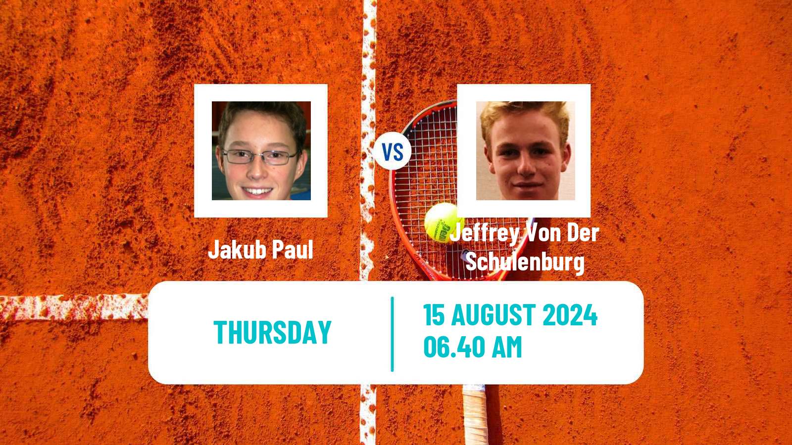 Tennis ITF M25 Muttenz Men Jakub Paul - Jeffrey Von Der Schulenburg