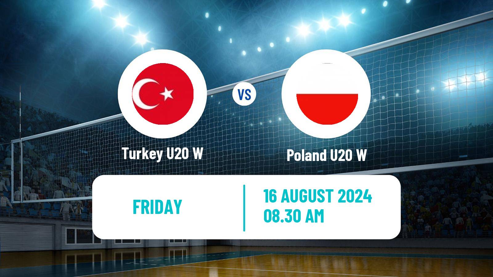 Volleyball European Championship U20 Volleyball Women Turkey U20 W - Poland U20 W