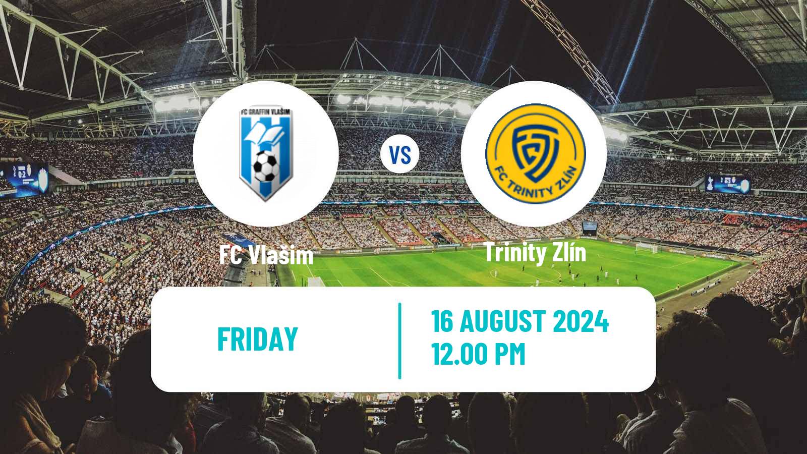 Soccer Czech Division 2 Vlašim - Trinity Zlín