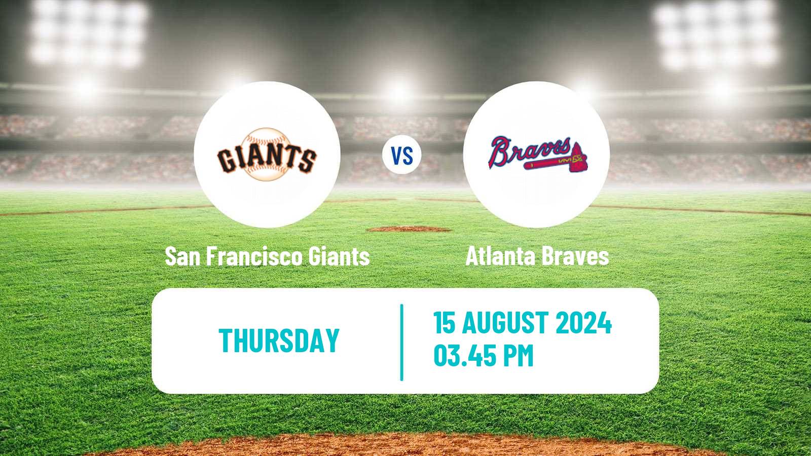 Baseball MLB San Francisco Giants - Atlanta Braves