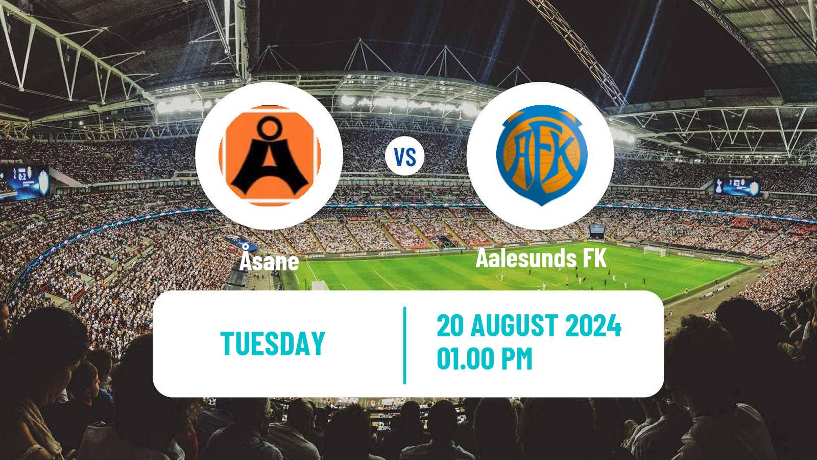 Soccer Norwegian Adeccoligaen Åsane - Aalesunds