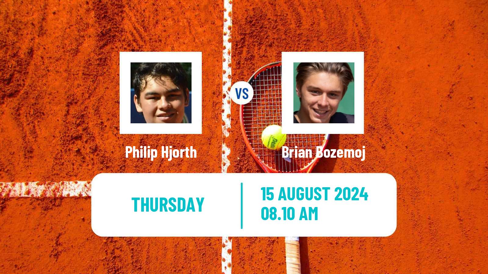 Tennis ITF M15 Ystad Men Philip Hjorth - Brian Bozemoj