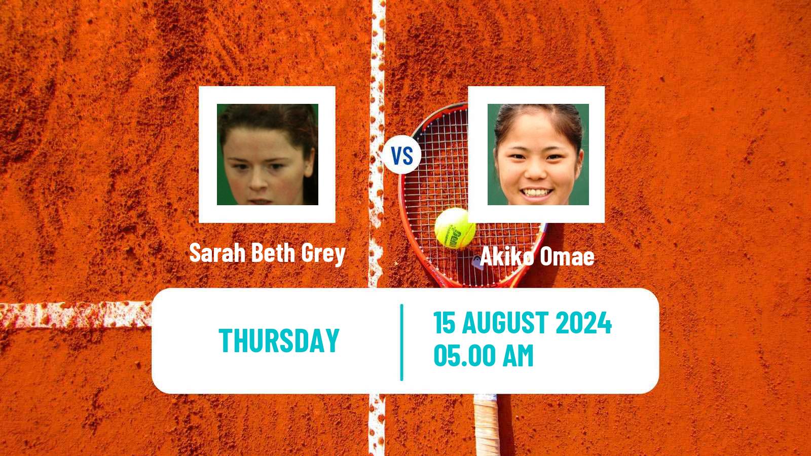 Tennis ITF W35 Aldershot Women Sarah Beth Grey - Akiko Omae