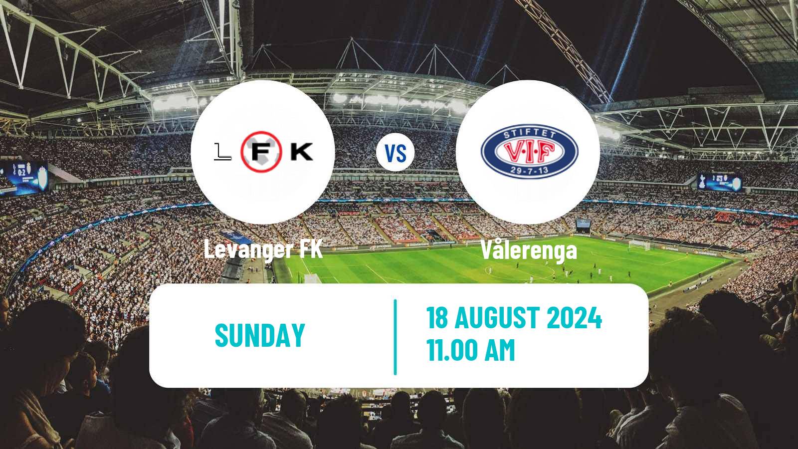 Soccer Norwegian Adeccoligaen Levanger - Vålerenga