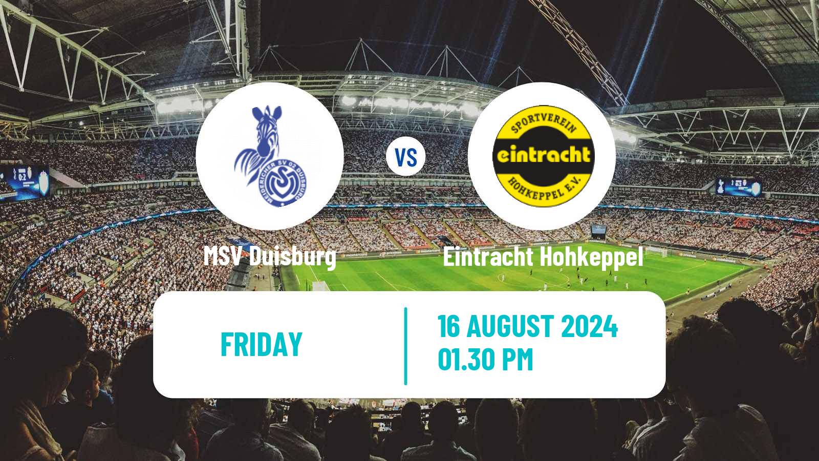 Soccer German Regionalliga West Duisburg - Eintracht Hohkeppel