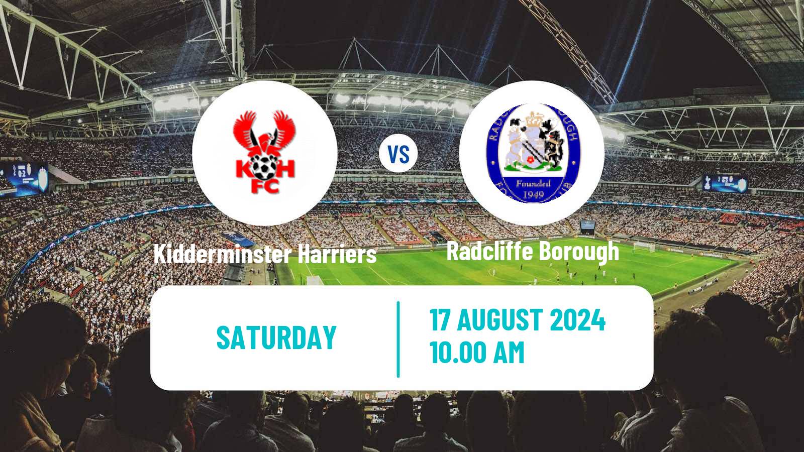 Soccer English National League North Kidderminster Harriers - Radcliffe Borough