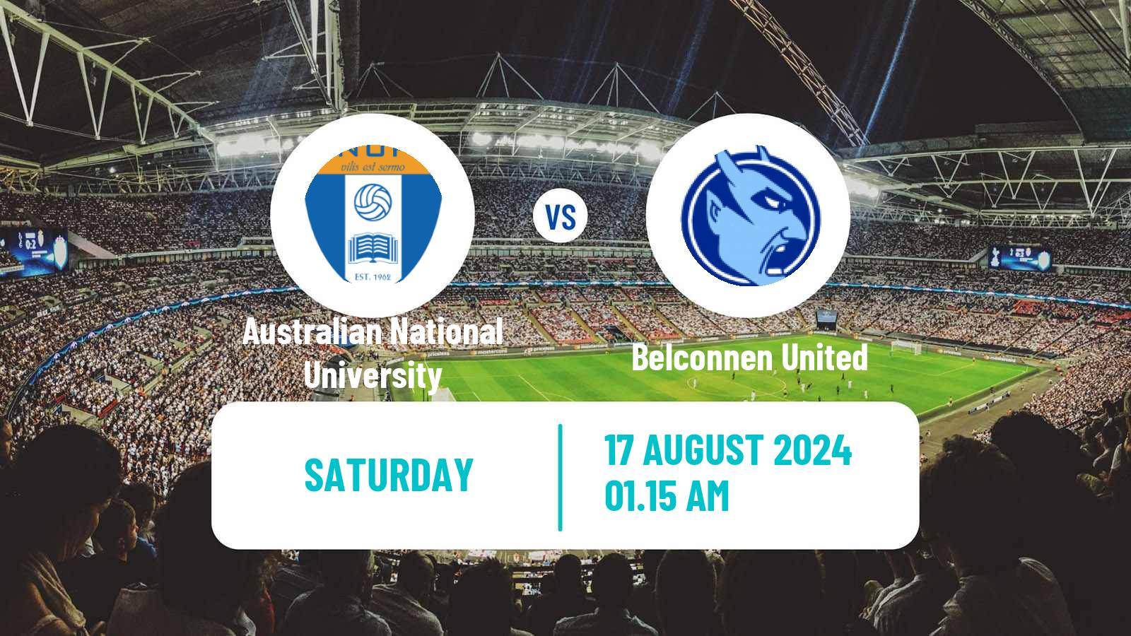 Soccer Australian Capital Premier League Australian National University - Belconnen United