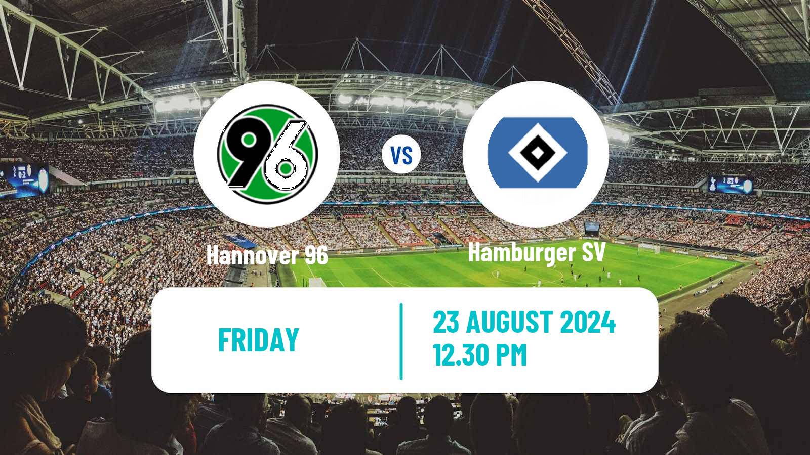 Soccer German 2 Bundesliga Hannover - Hamburger SV