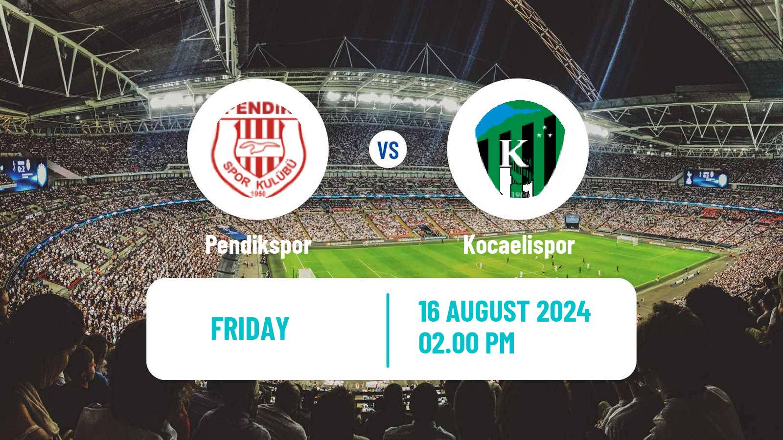 Soccer Turkish First League Pendikspor - Kocaelispor