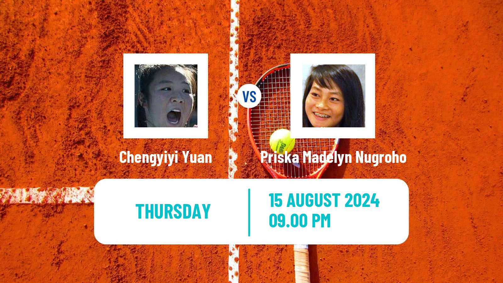 Tennis ITF W15 Xiamen Women Chengyiyi Yuan - Priska Madelyn Nugroho