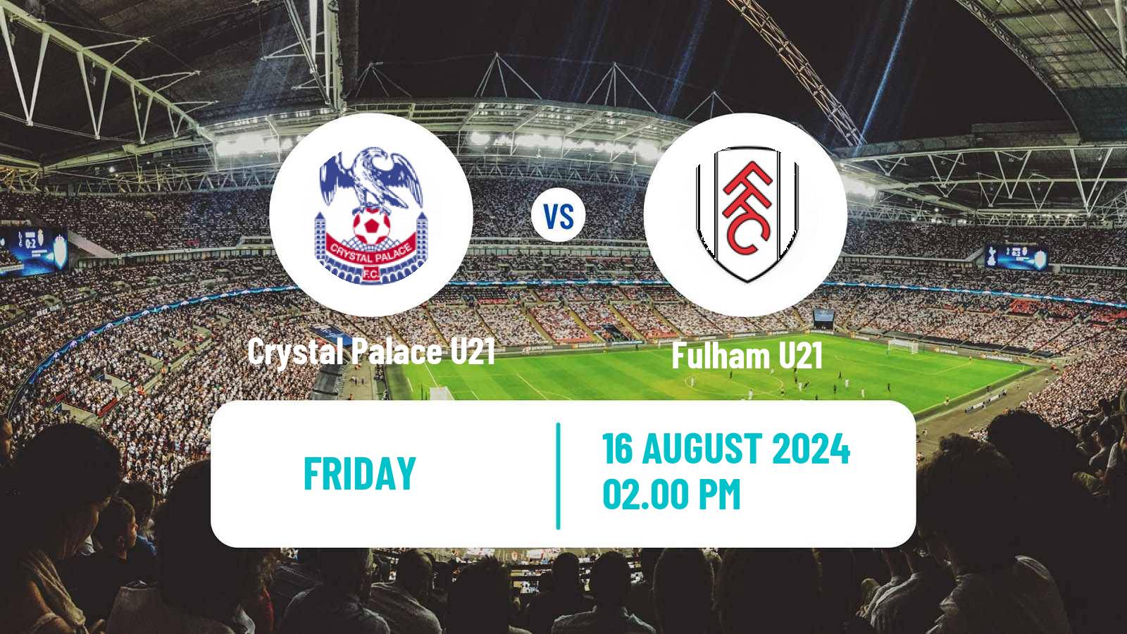 Soccer English Premier League 2 Crystal Palace U21 - Fulham U21