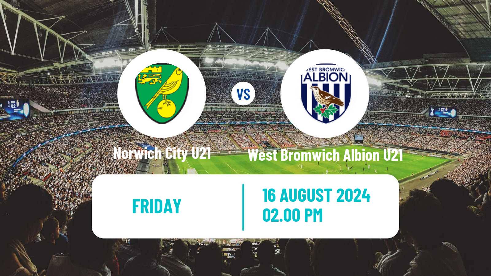 Soccer English Premier League 2 Norwich City U21 - West Bromwich Albion U21