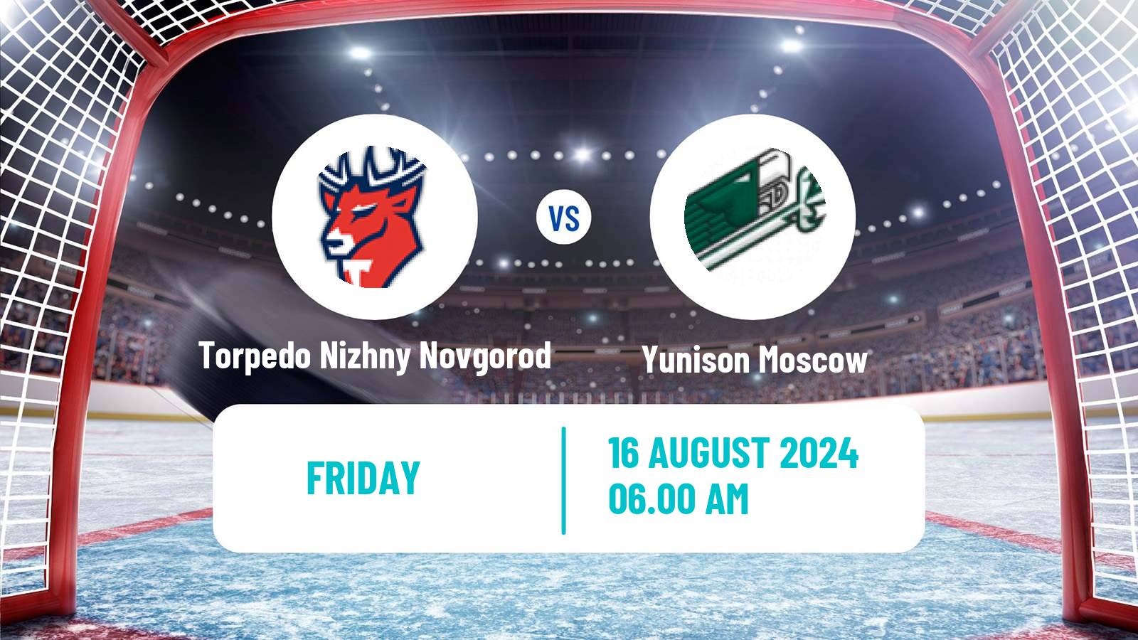 Hockey Club Friendly Ice Hockey Torpedo Nizhny Novgorod - Yunison Moscow