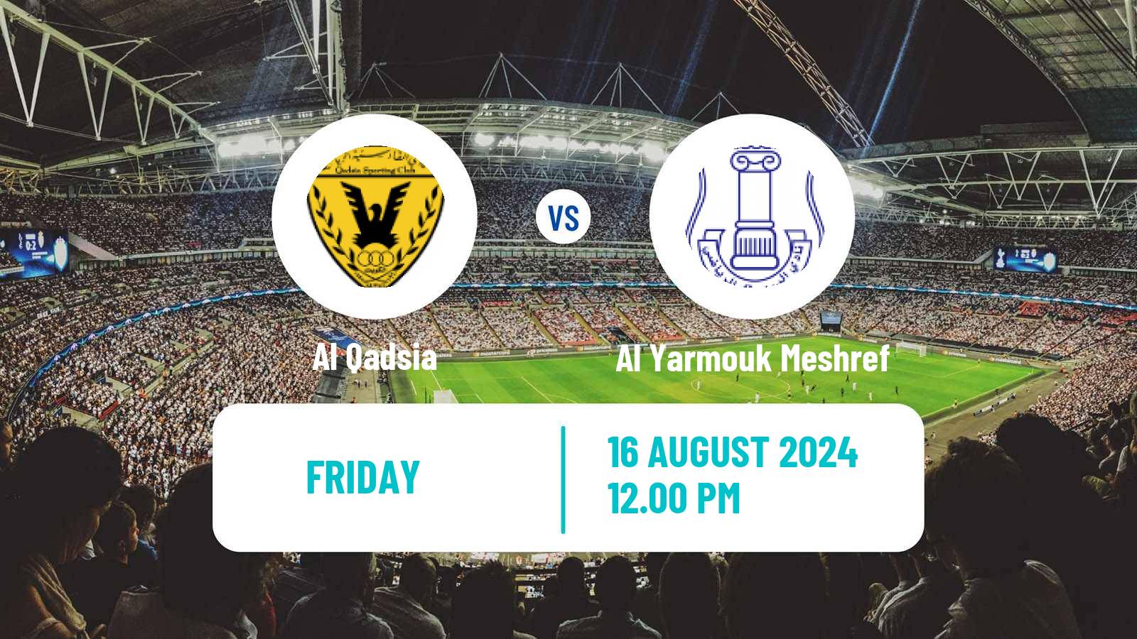 Soccer Kuwaiti Premier League Al Qadsia - Al Yarmouk Meshref