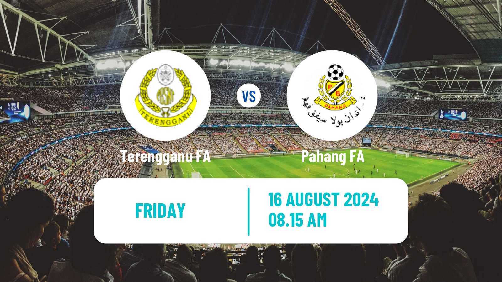 Soccer Malaysian Super League Terengganu FA - Pahang