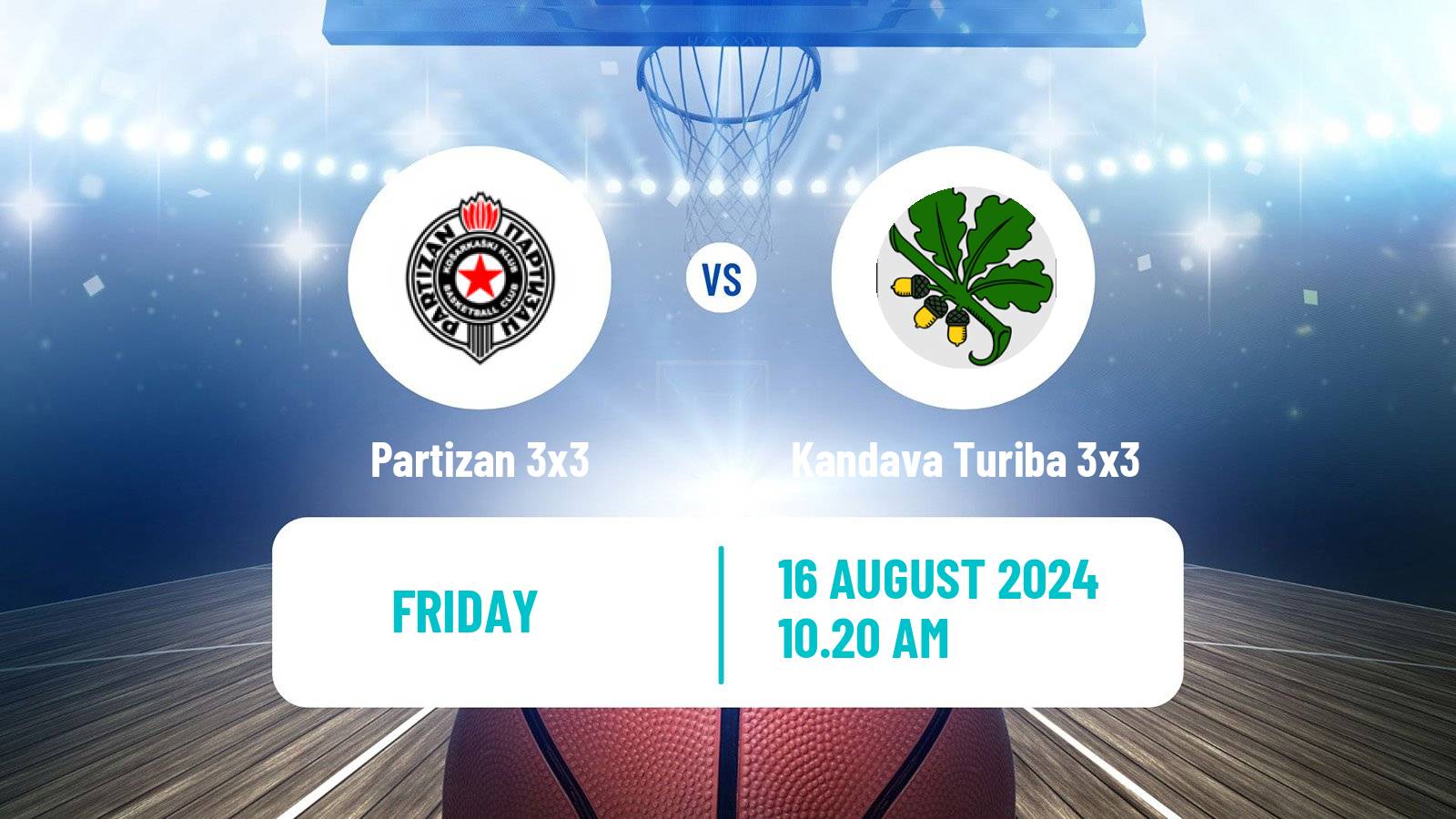 Basketball World Tour Lausanne 3x3 Partizan 3x3 - Kandava Turiba 3x3