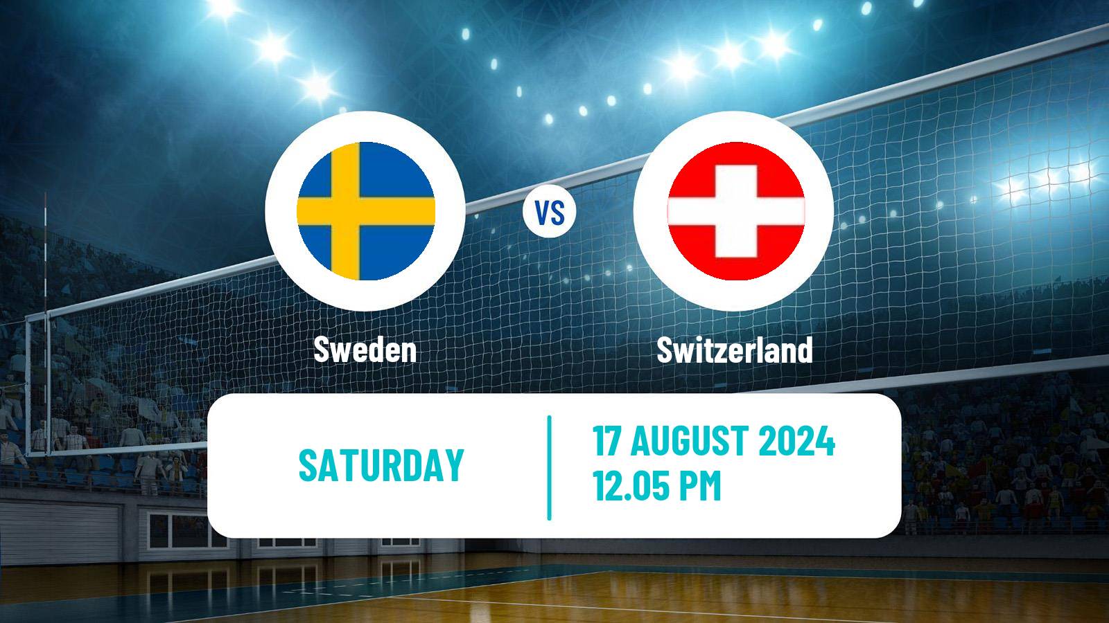 Volleyball European Championships Volleyball Sweden - Switzerland