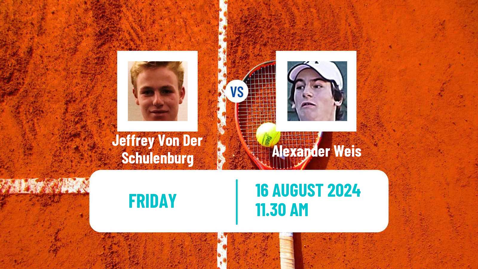 Tennis ITF M25 Muttenz Men Jeffrey Von Der Schulenburg - Alexander Weis