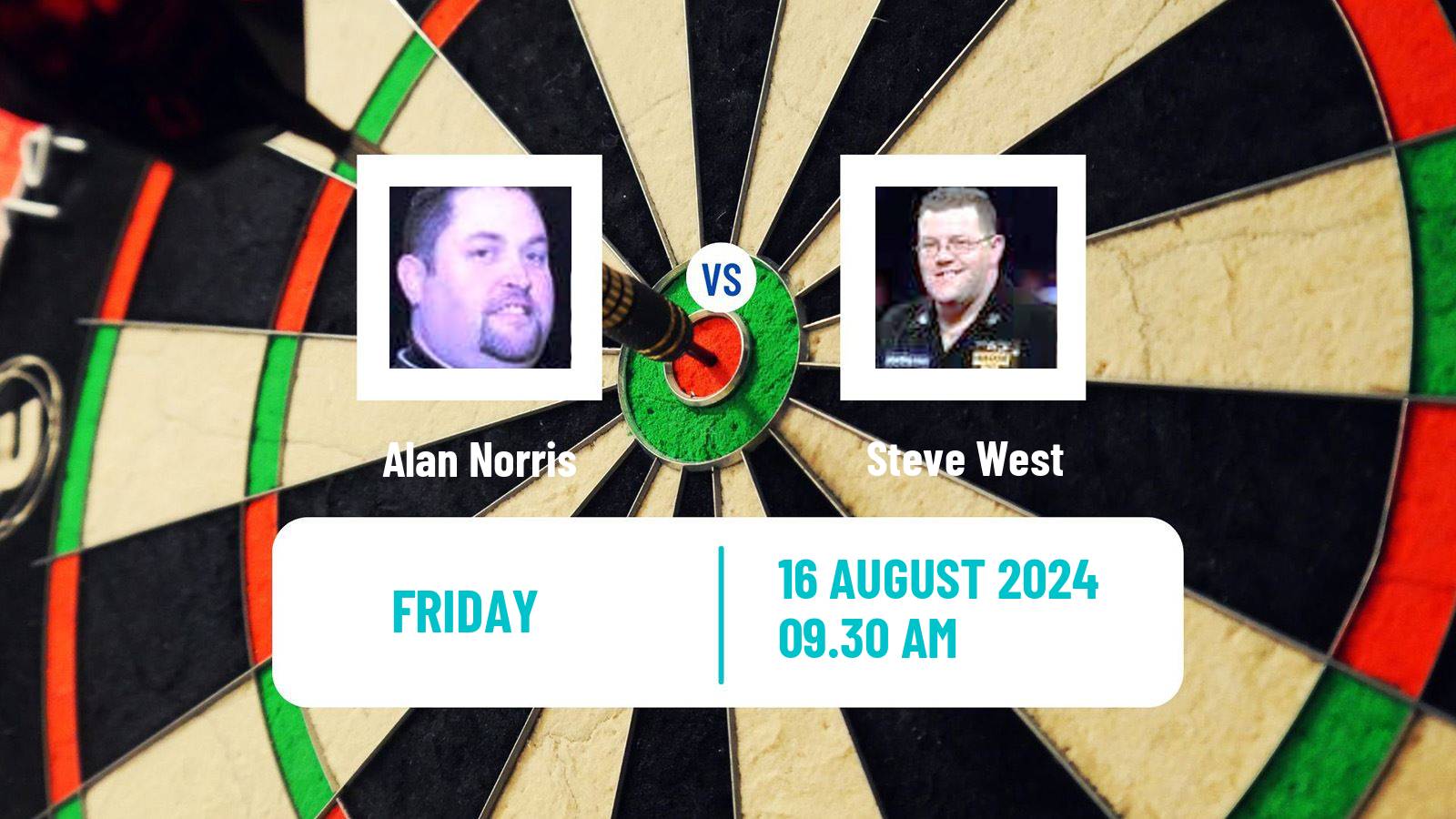 Darts Modus Super Series Alan Norris - Steve West