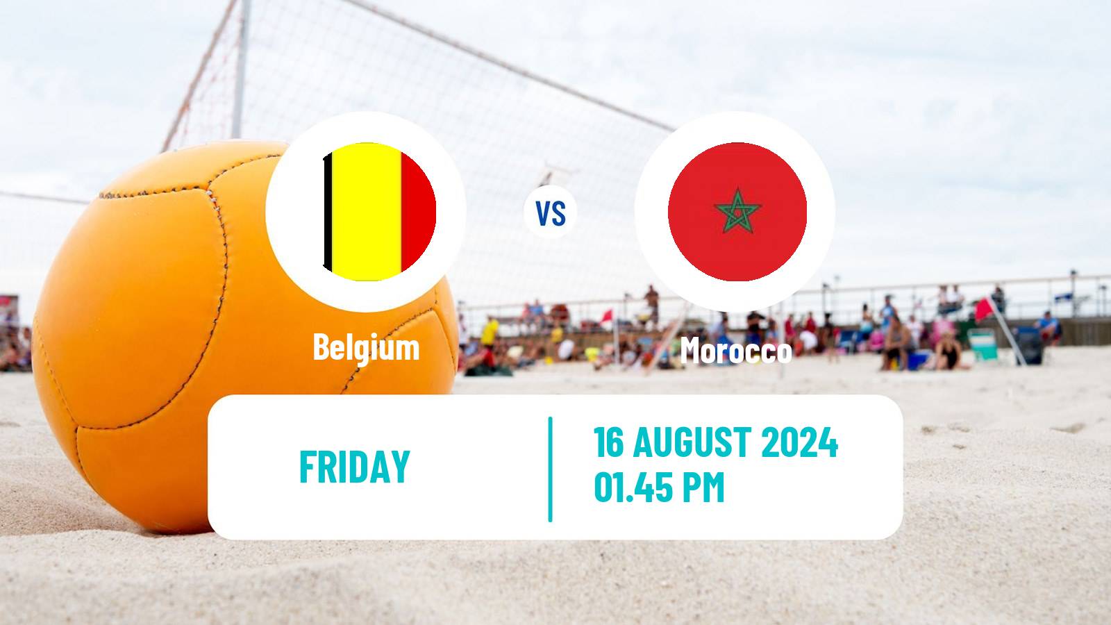 Beach soccer Casablanca Cup Belgium - Morocco