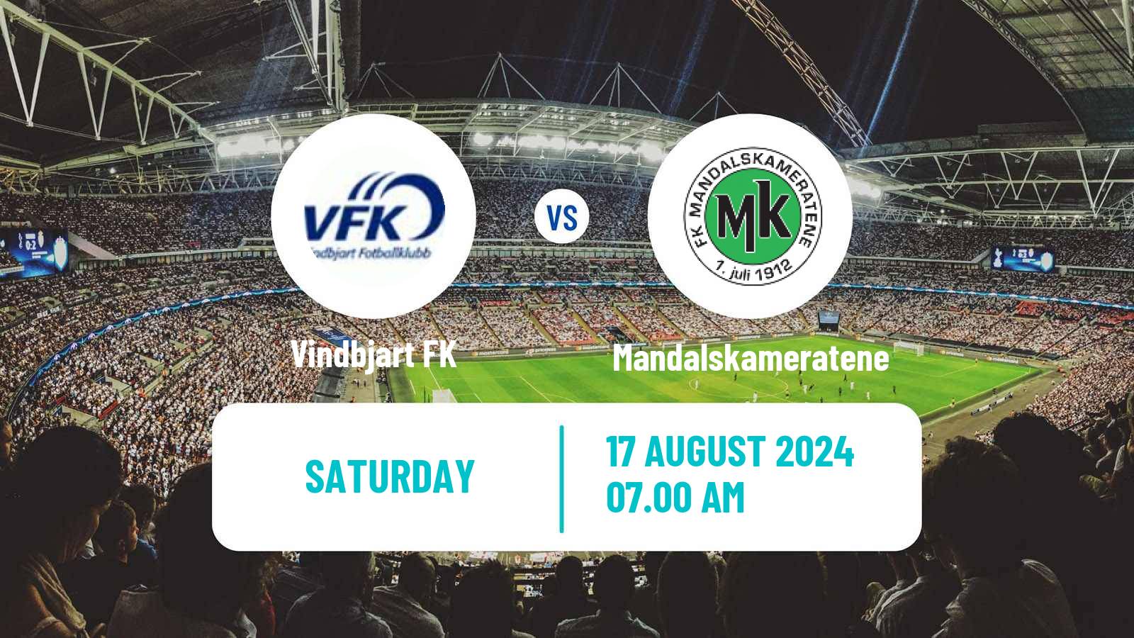 Soccer Norwegian Division 3 - Group 2 Vindbjart - Mandalskameratene