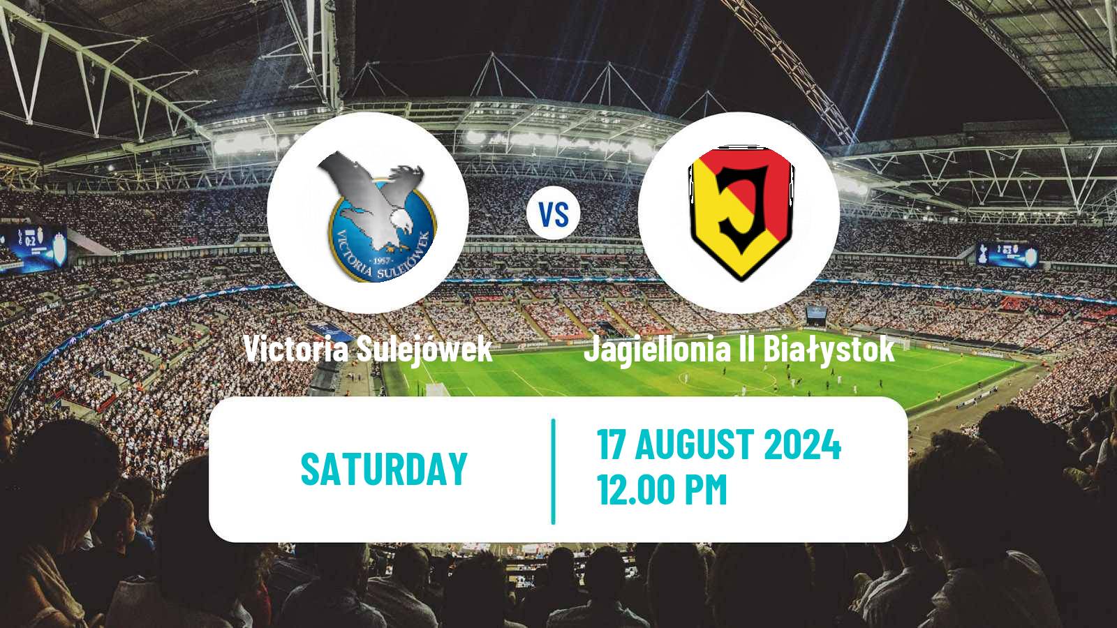 Soccer Polish Division 3 - Group I Victoria Sulejówek - Jagiellonia II Białystok