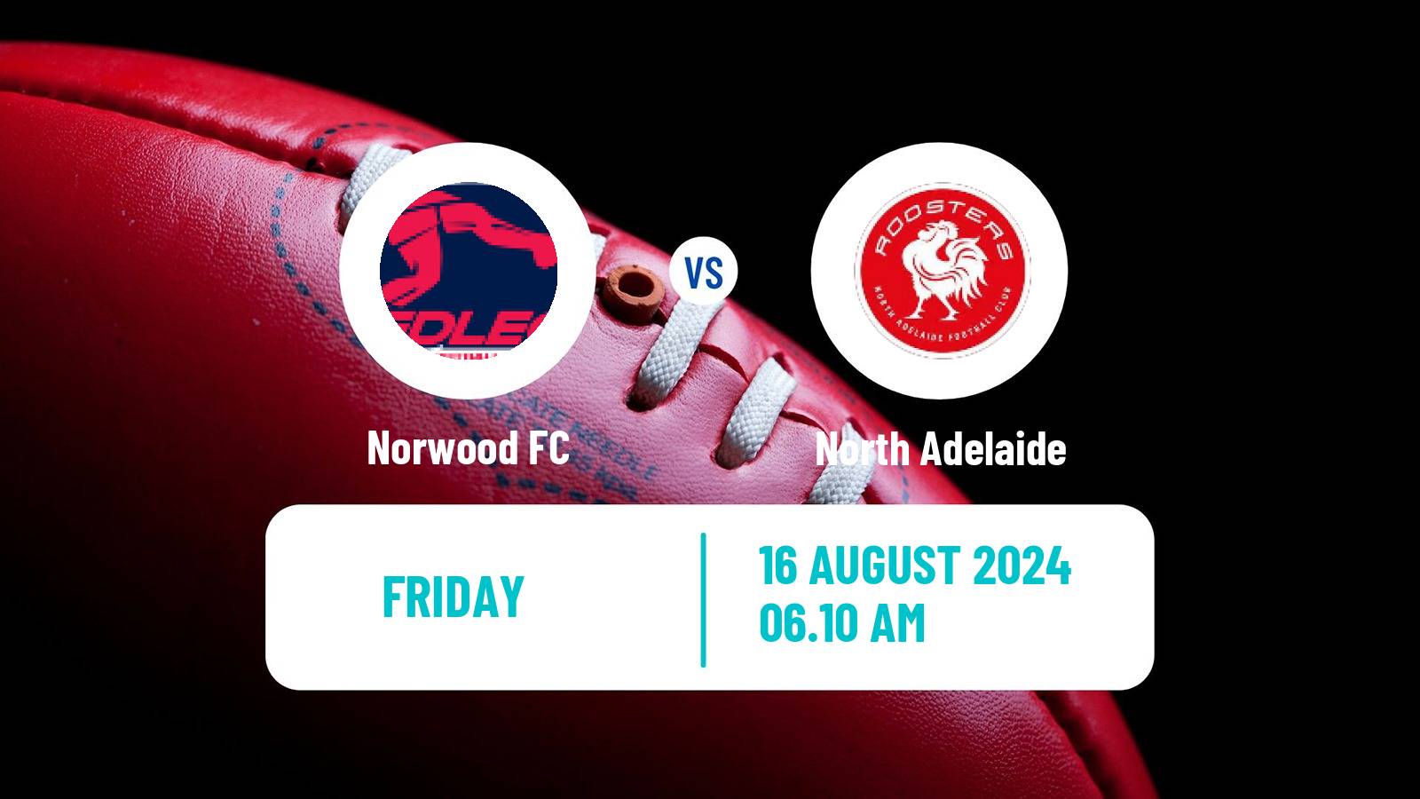 Aussie rules SANFL Norwood - North Adelaide