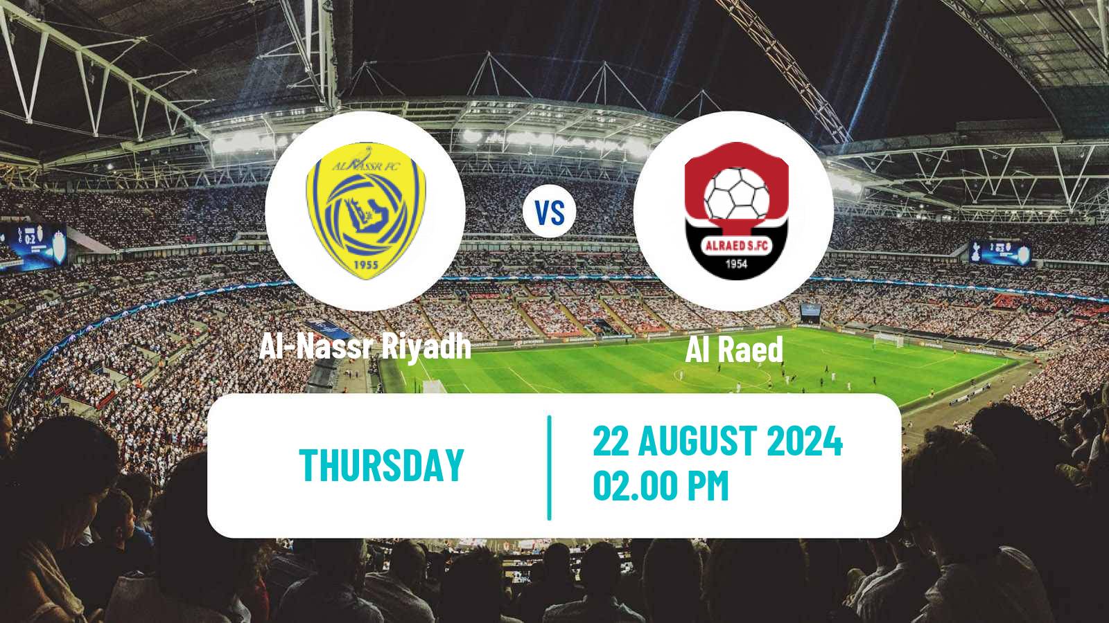 Soccer Saudi Professional League Al-Nassr Riyadh - Al Raed