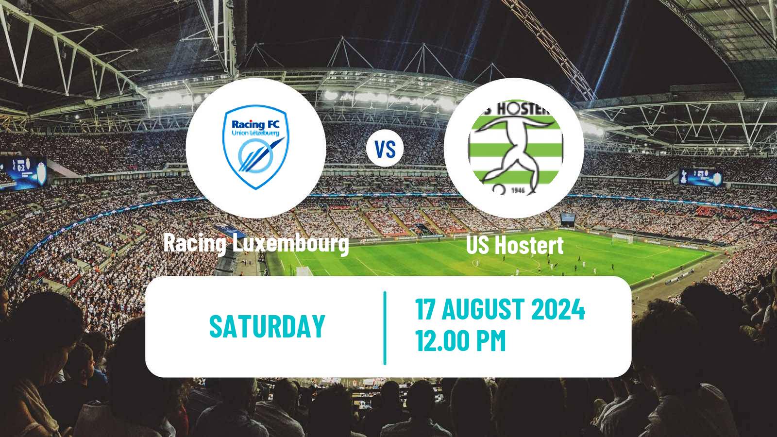 Soccer Luxembourg National Division Racing Luxembourg - Hostert