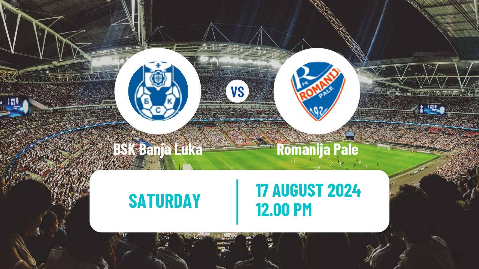 Soccer Bosnian Prva Liga RS BSK Banja Luka - Romanija Pale