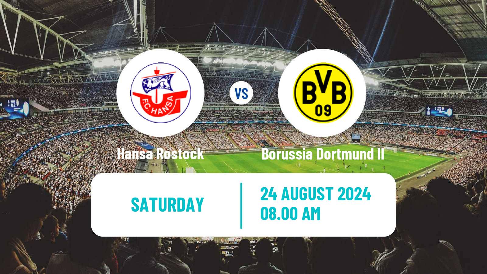 Soccer German 3 Bundesliga Hansa Rostock - Borussia Dortmund II