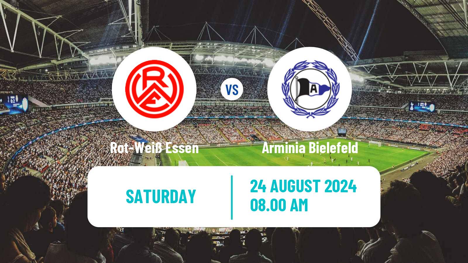 Soccer German 3 Bundesliga Rot-Weiß Essen - Arminia Bielefeld