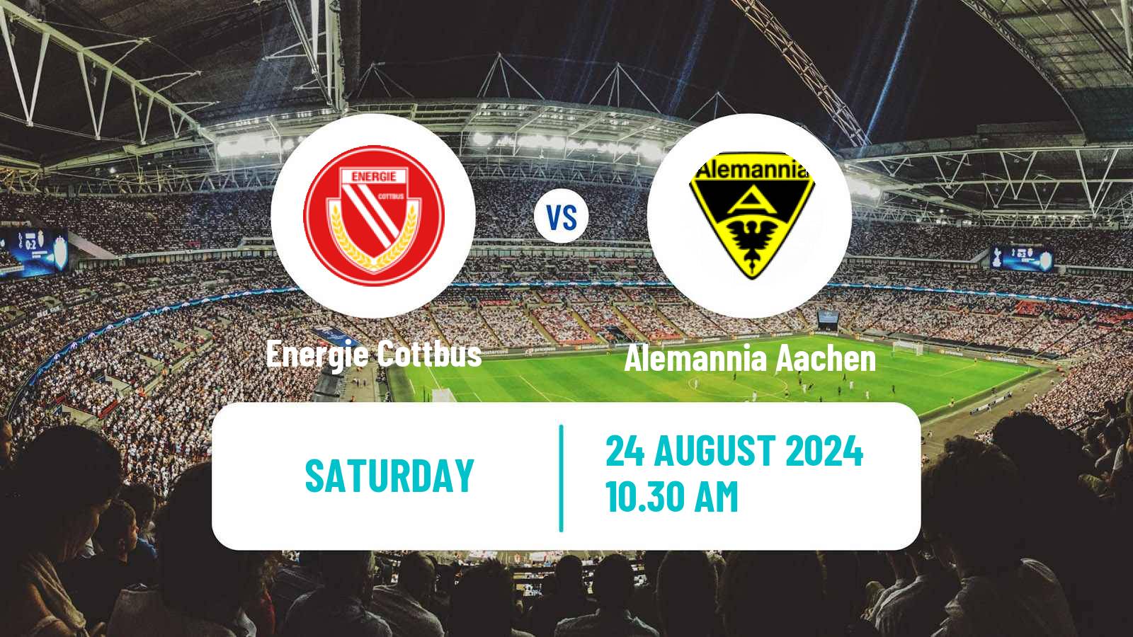 Soccer German 3 Bundesliga Energie Cottbus - Alemannia Aachen