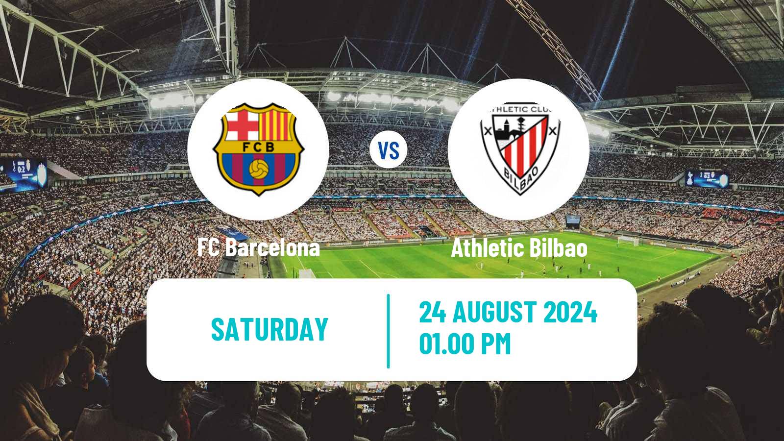 Soccer Spanish LaLiga Barcelona - Athletic Bilbao