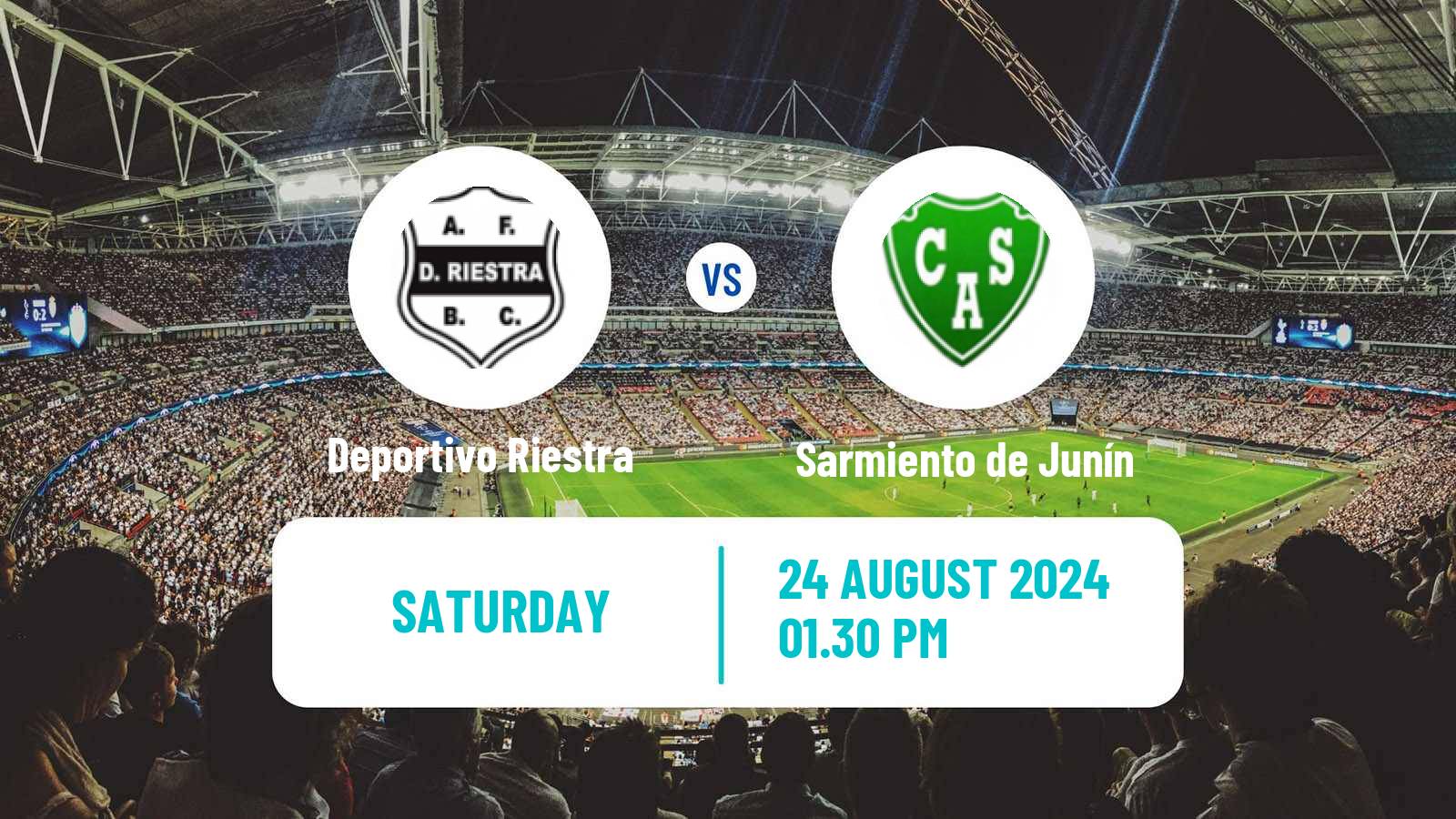 Soccer Argentinian Liga Profesional Deportivo Riestra - Sarmiento de Junín