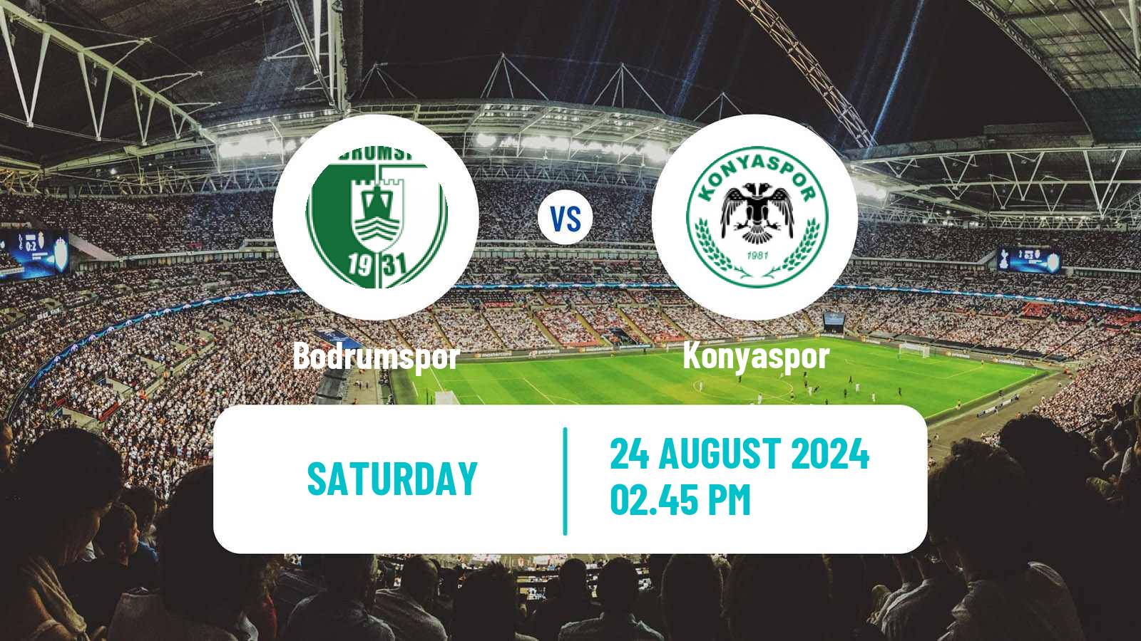 Soccer Turkish Super League Bodrumspor - Konyaspor