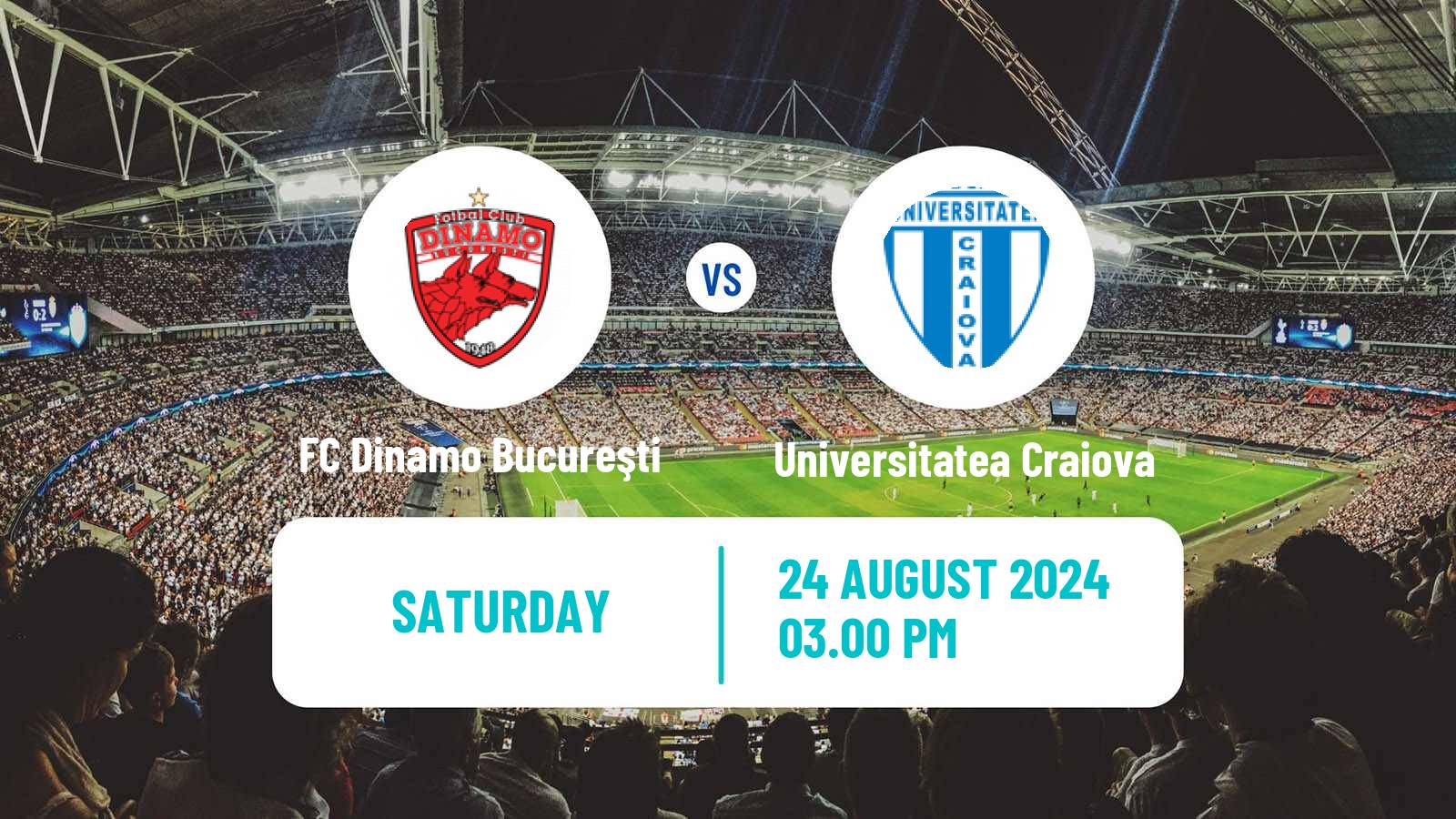 Soccer Romanian Liga 1 FC Dinamo Bucureşti - Universitatea Craiova