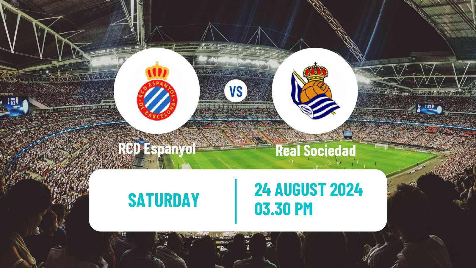 Soccer Spanish LaLiga Espanyol - Real Sociedad