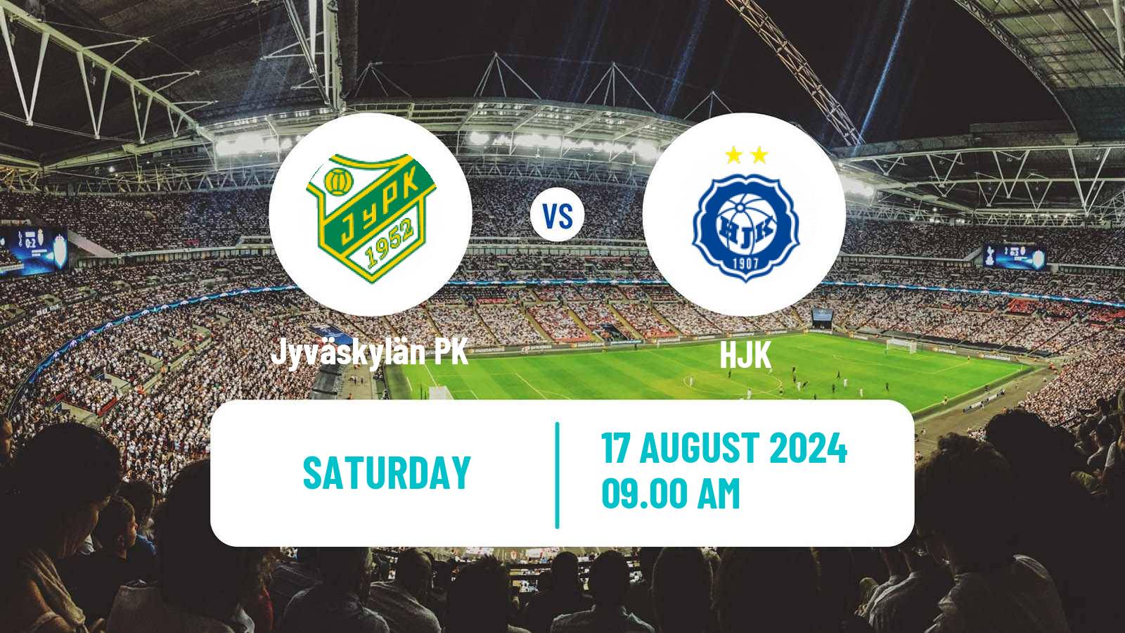 Soccer Finnish Kansallinen Liiga Women Jyväskylän PK - HJK