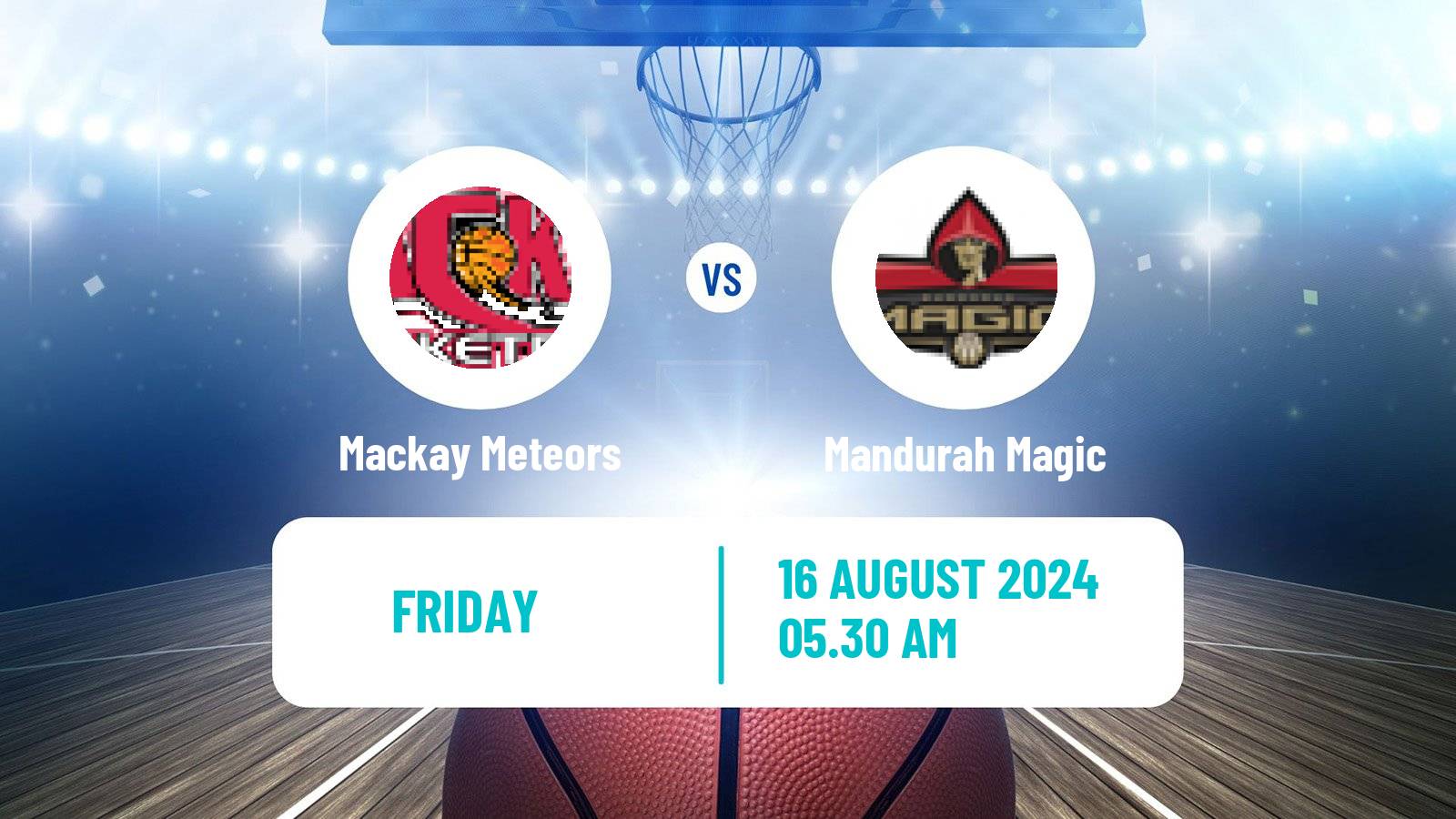 Basketball Australian NBL1 Mackay Meteors - Mandurah Magic