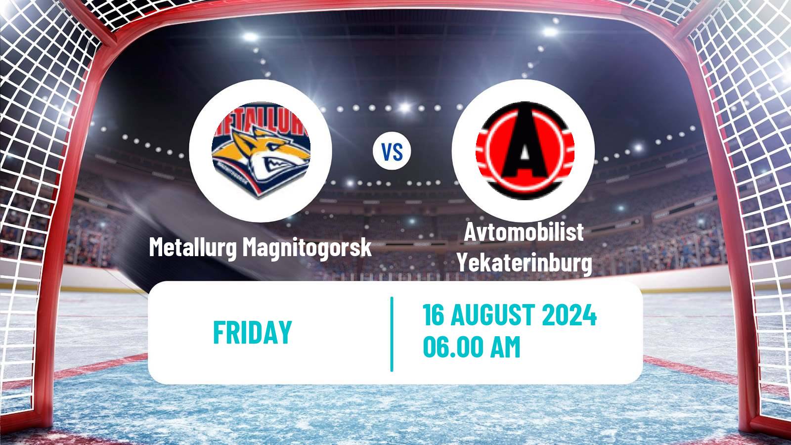 Hockey Club Friendly Ice Hockey Metallurg Magnitogorsk - Avtomobilist Yekaterinburg