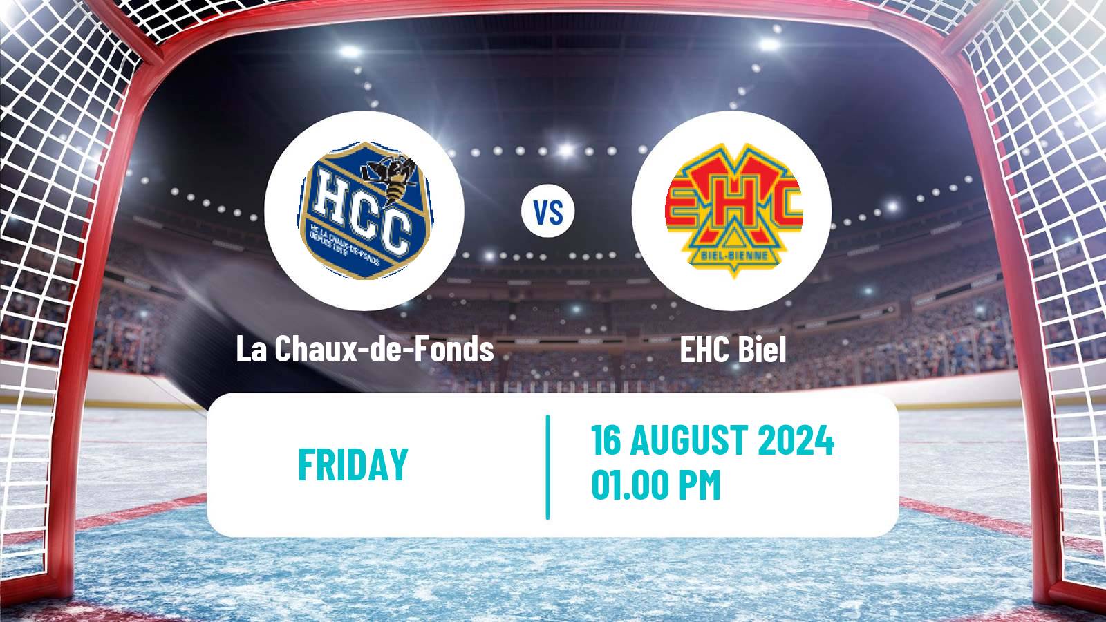 Hockey Club Friendly Ice Hockey La Chaux-de-Fonds - Biel