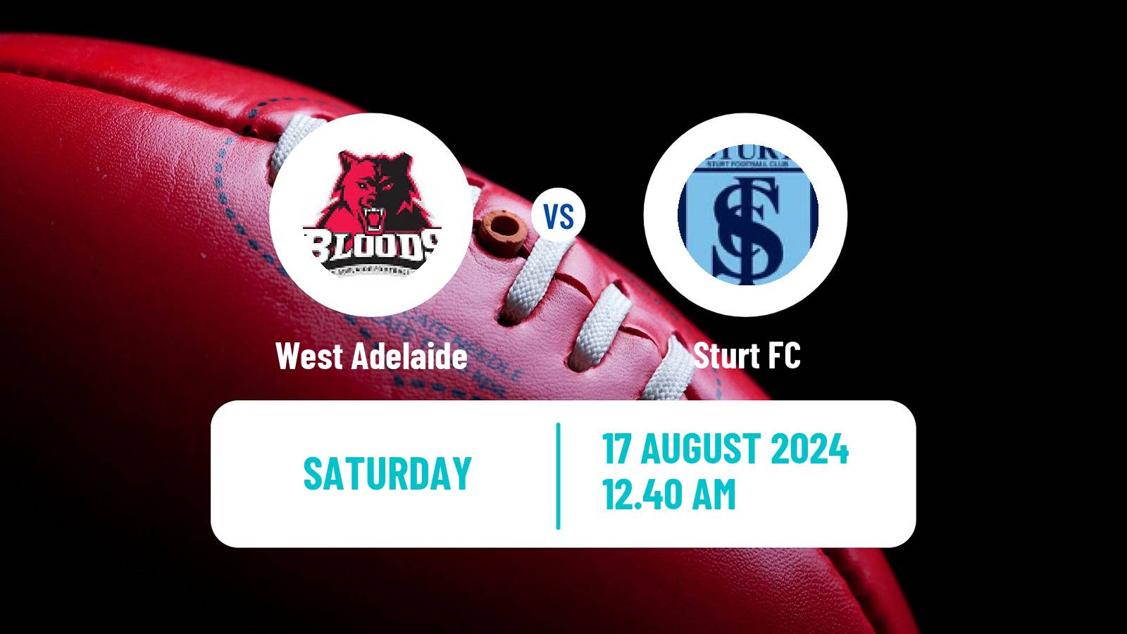 Aussie rules SANFL West Adelaide - Sturt