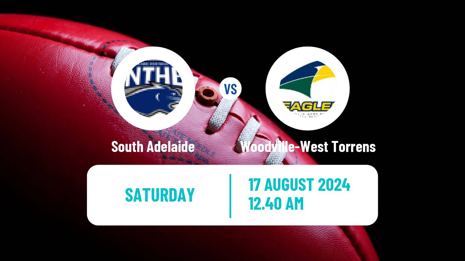 Aussie rules SANFL South Adelaide - Woodville-West Torrens