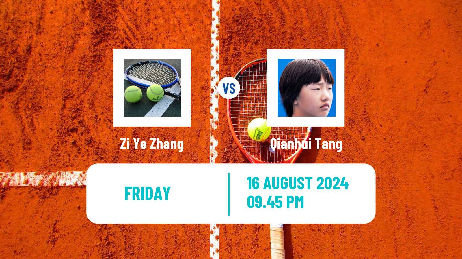 Tennis ITF W15 Xiamen Women Zi Ye Zhang - Qianhui Tang