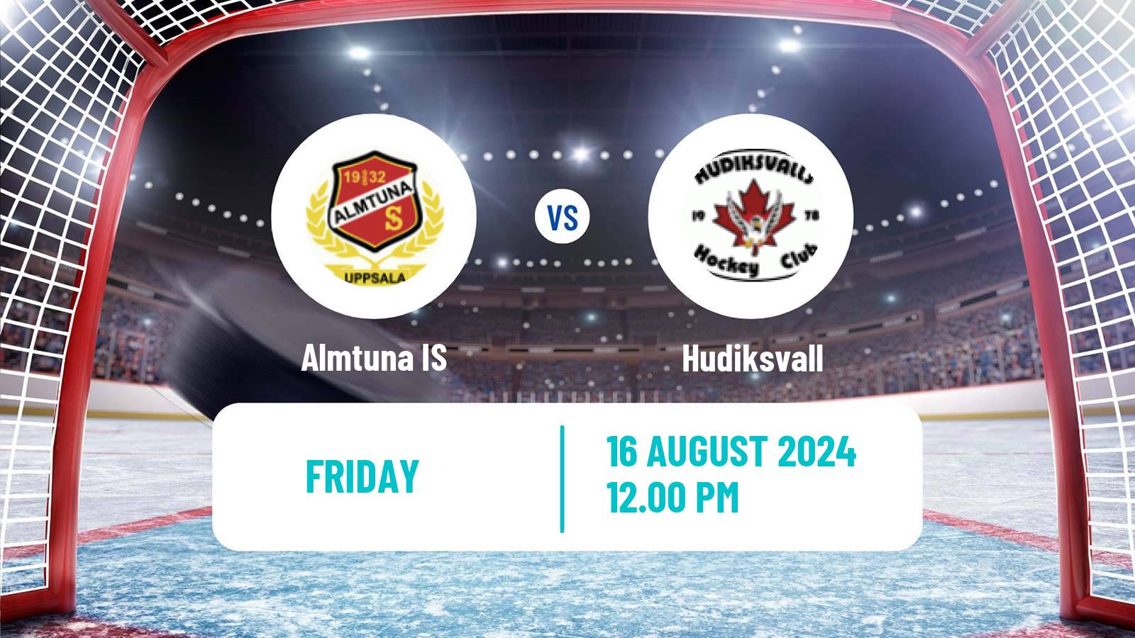 Hockey Club Friendly Ice Hockey Almtuna IS - Hudiksvall