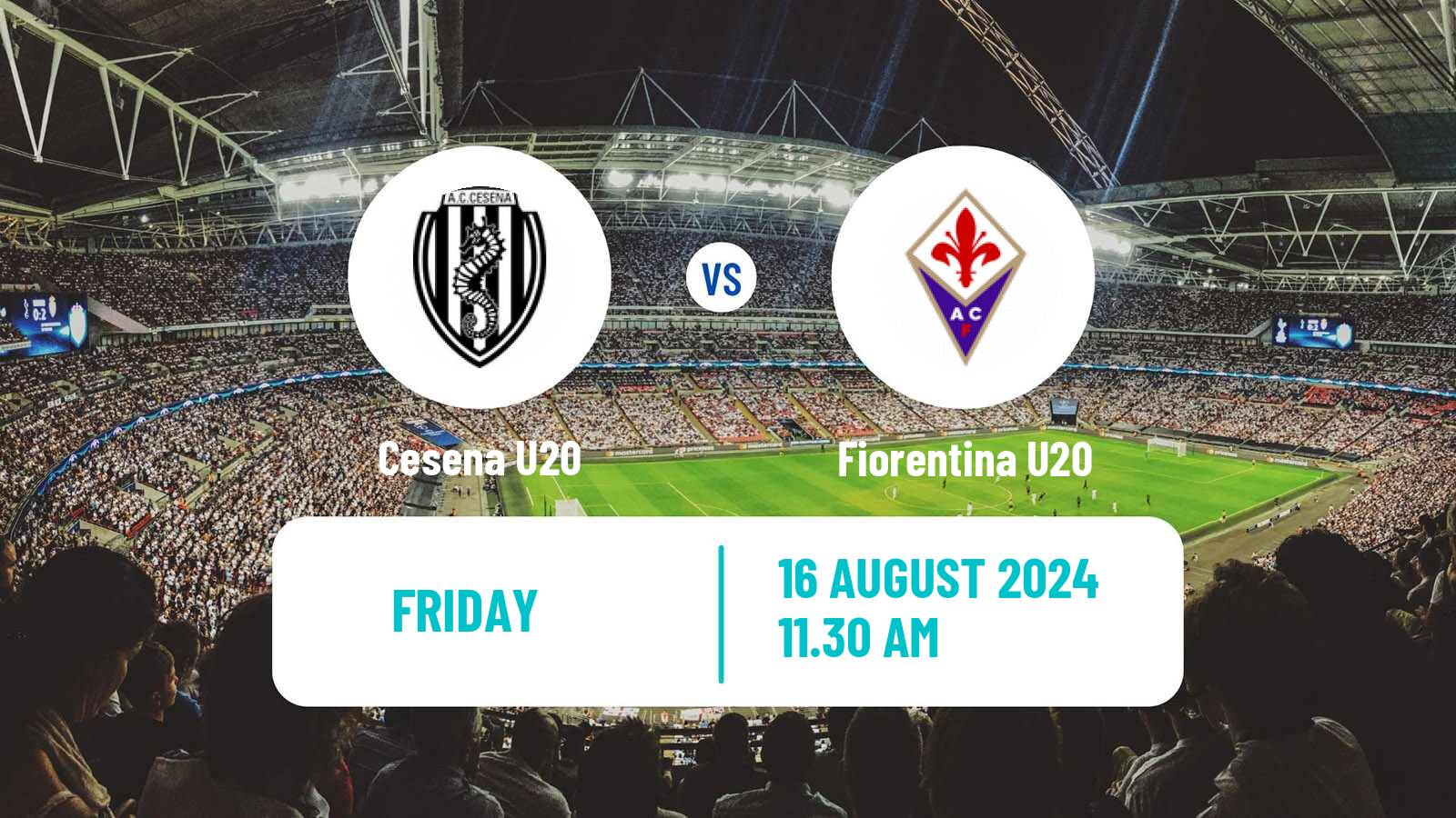 Soccer Italian Primavera 1 Cesena U20 - Fiorentina U20