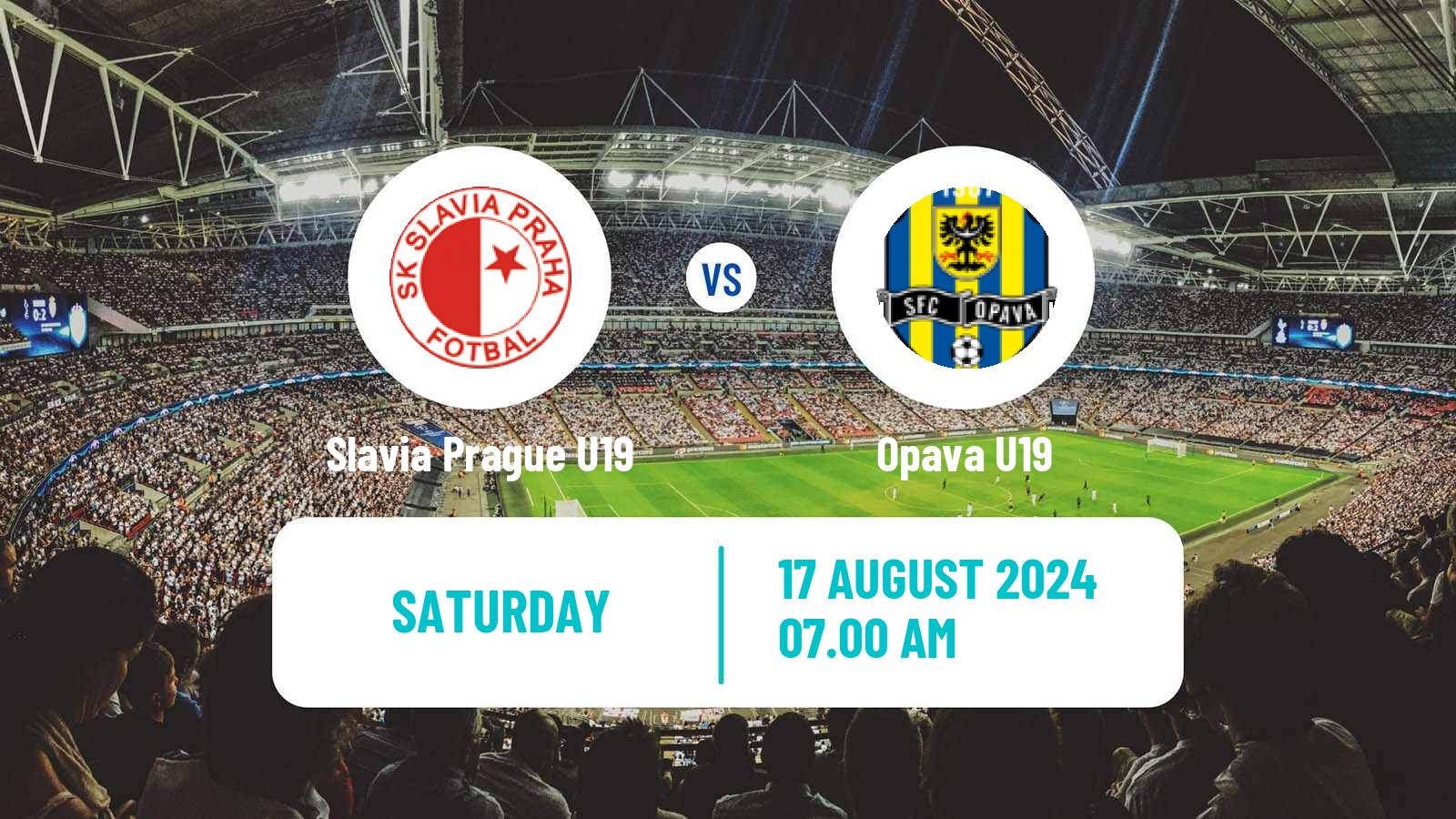 Soccer Czech U19 League Slavia Prague U19 - Opava U19